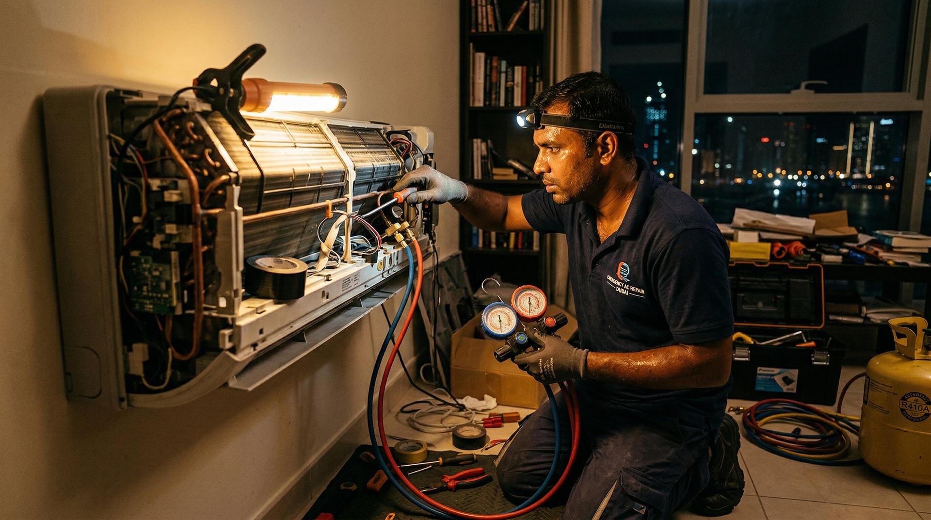 AC Not Cooling Emergency Dubai: Fast Response for Complete AC Breakdown