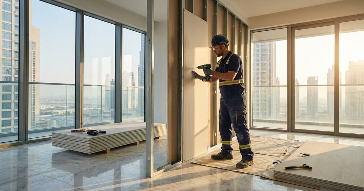 Gypsum Partition Dubai: Costs, Installation, and What You Need to Know in 2026