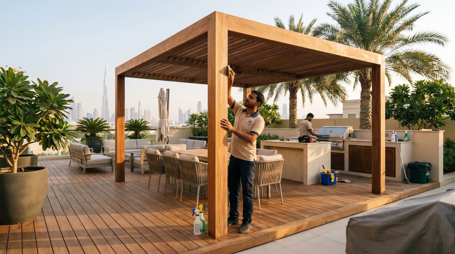Outdoor Living Maintenance Dubai: Decking, Pergolas, BBQ Areas and Balconies
