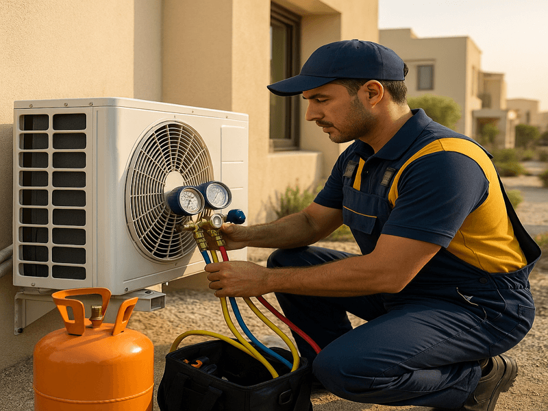 AC Gas Refill