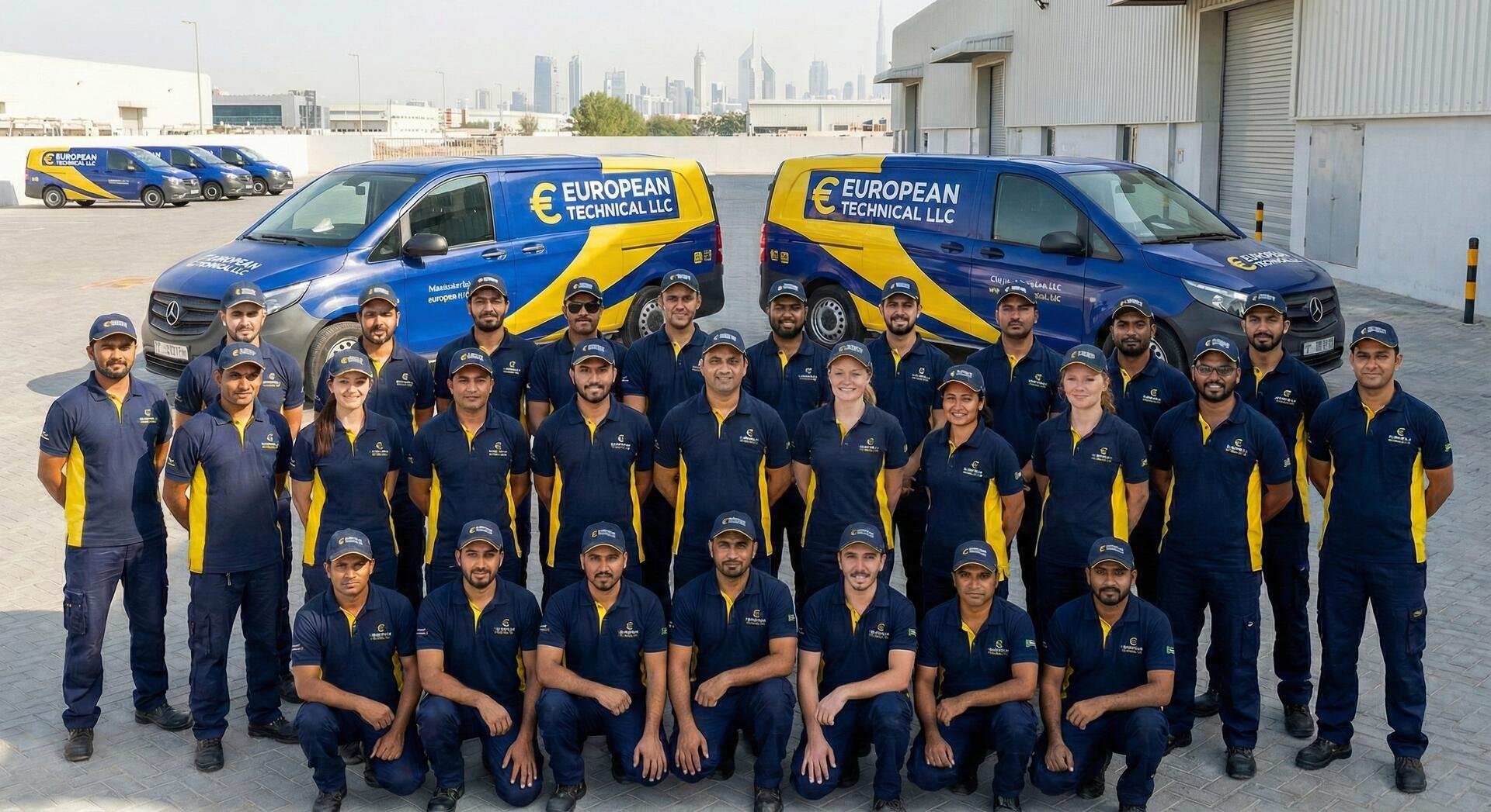 European Technical team of licensed home service professionals in Dubai