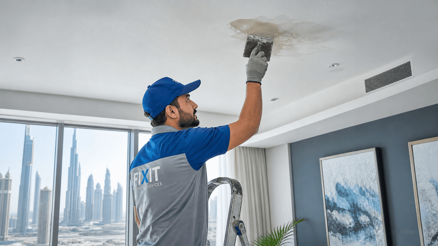 Ceiling Repair Services in Dubai – Fixing Cracks, Leaks, and Damage