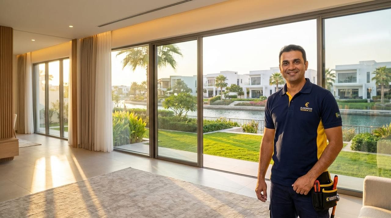 European Technical technician in Dubai villa