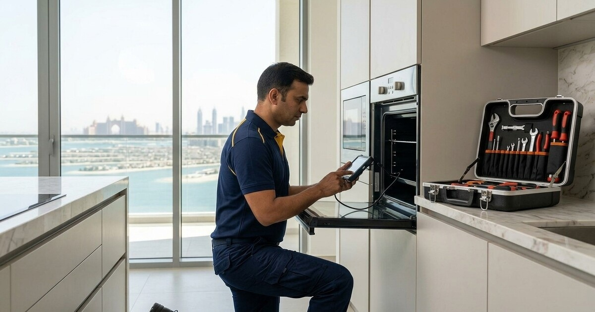 Services de réparation d'appareils de confiance à Palm Jumeirah Crescent, Dubai