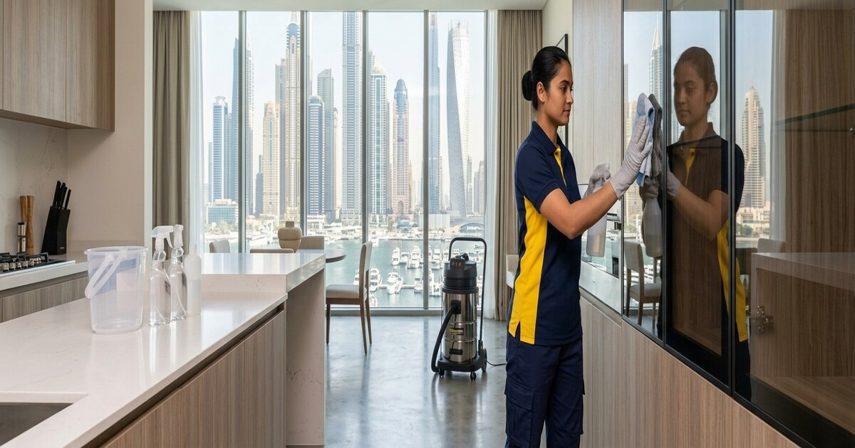 विशेषज्ञ सफाई सेवा Dubai Marina मा विलासी जीवनका लागि