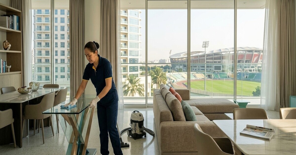বিশেষজ্ঞ পরিষ্কার সেবা Dubai Sports City