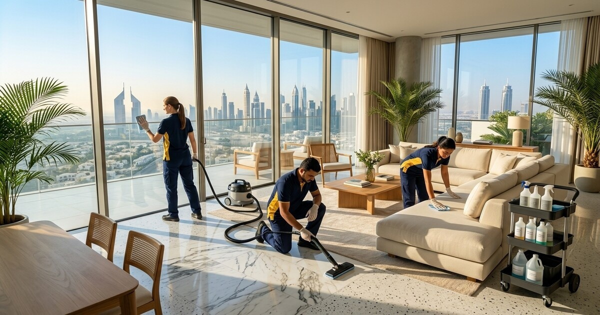 পেশাদার পরিষ্কার সেবা Hillside, Dubai
