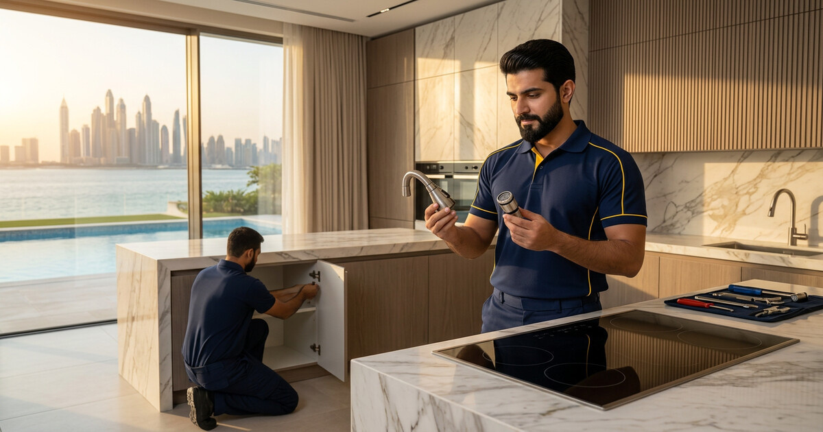 Services de rénovation de cuisine et de salle de bain experts à Frond D, Palm Jumeirah