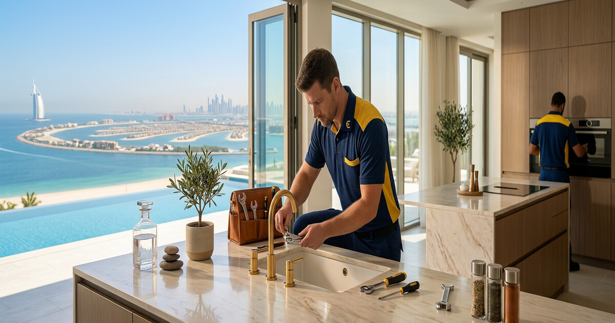 Frond L, Palm Jumeirah ൽ ഉന്നത നിലവാരമുള്ള അടുക്കള & ബാത്ത്റൂം നവീകരണ സേവനങ്ങൾ