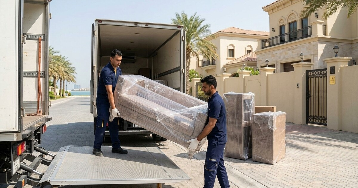Frond L, Palm Jumeirah मा व्यावसायिक स्थानान्तरण र पुनर्स्थापना सेवाहरू