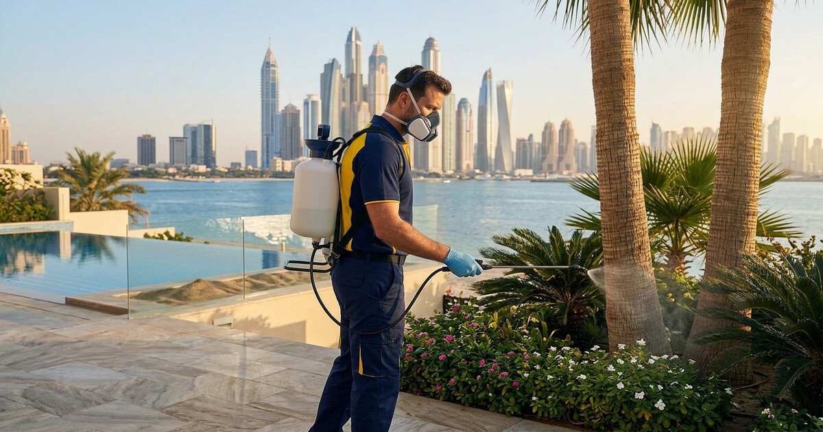 Services de Contrôle des Nuisibles et de Fumigation Premium à Palm Jumeirah Trunk