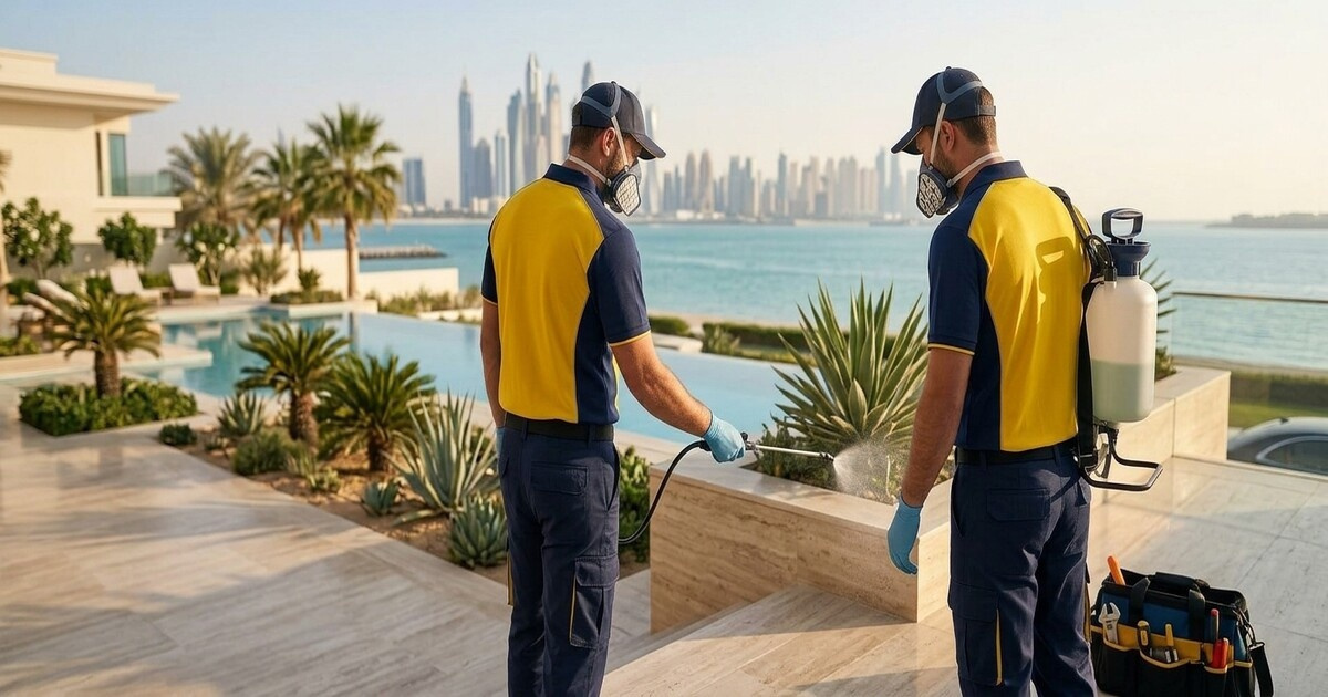 Services professionnels de lutte antiparasitaire à Palm Jumeirah, Dubai