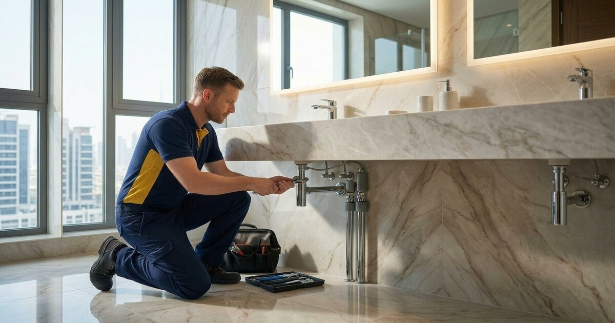 Services de plomberie experts à Dubai Production City (IMPZ)