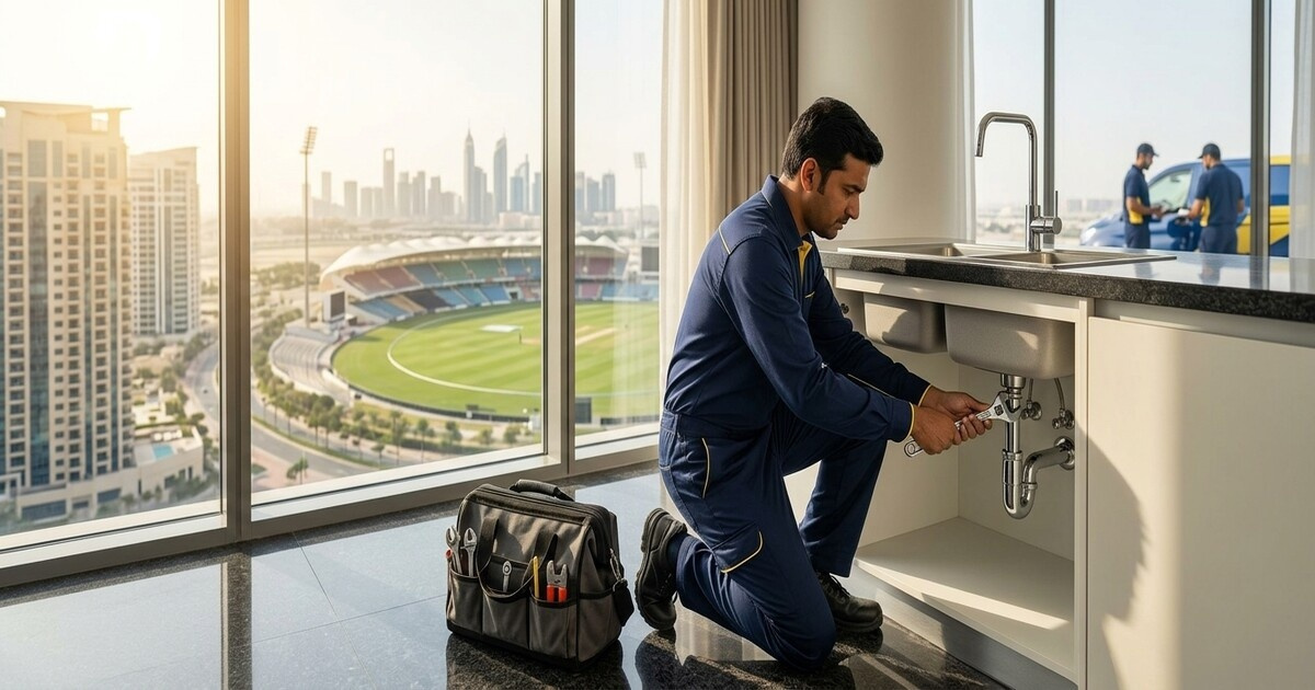 Services de plomberie fiables à Dubai Sports City