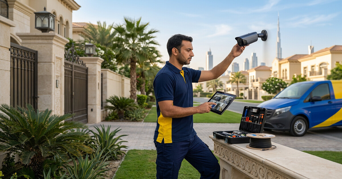 نصب سیستمهای امنیتی پیشرفته در Sector K، Emirates Hills