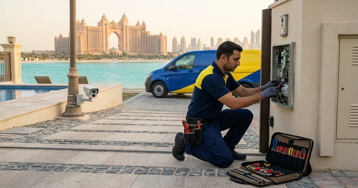 Frond B, Palm Jumeirah లో ప్రీమియర్ సెక్యూరిటీ సిస్టమ్స్ ఇన్స్టలేషన్