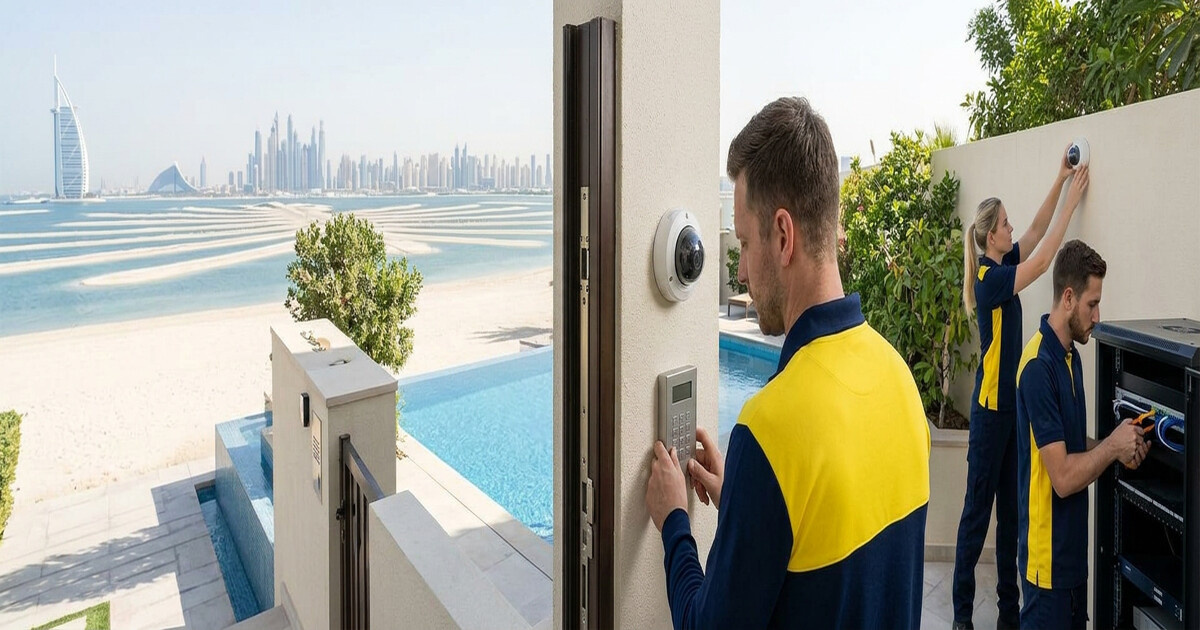 Frond G मा उन्नत सुरक्षा प्रणाली स्थापना, Palm Jumeirah